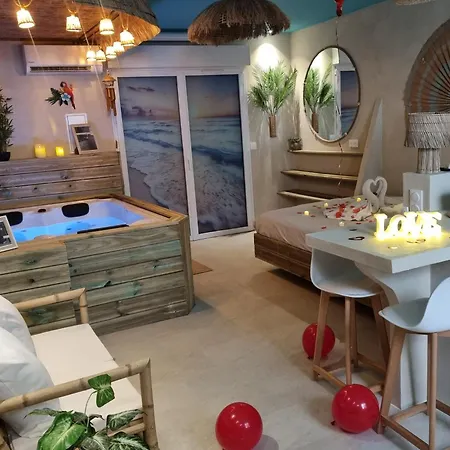 Les Spas De La Mer, Appart&spa Aloha, 100m De La Plage, Plein Coeur Du Grau لو غراو دو روا