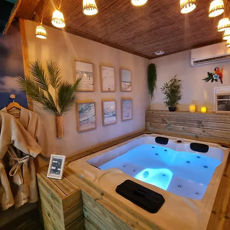 Les Spas De La Mer, Appart&spa Aloha, 100m De La Plage, Plein Coeur Du Grau Apartment