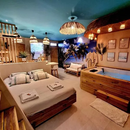 Les Spas De La Mer, Appart&spa Aloha, 100m De La Plage, Plein Coeur Du Grau Apartment