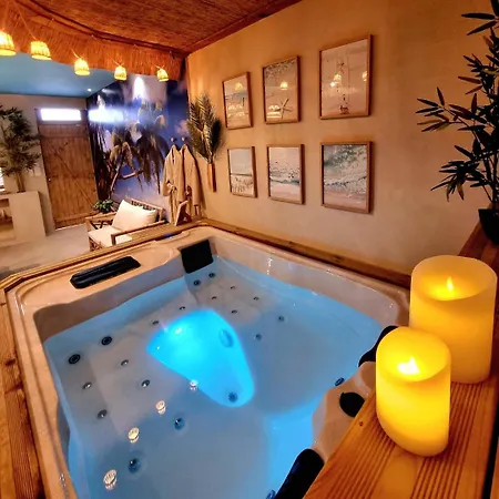 Les Spas De La Mer, Appart&spa Aloha, 100m De La Plage, Plein Coeur Du Grau Апартаменты *