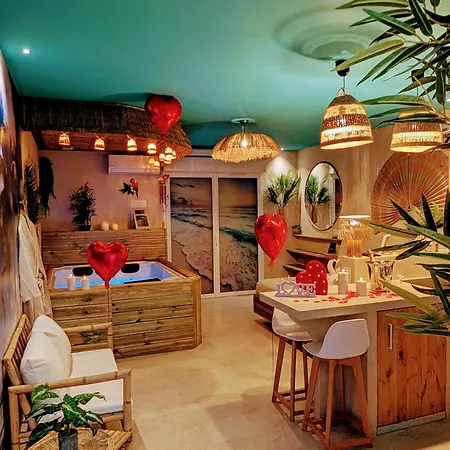 Les Spas De La Mer, Appart&spa Aloha, 100m De La Plage, Plein Coeur Du Grau Апартаменты Ле-Гро-дю-Руа