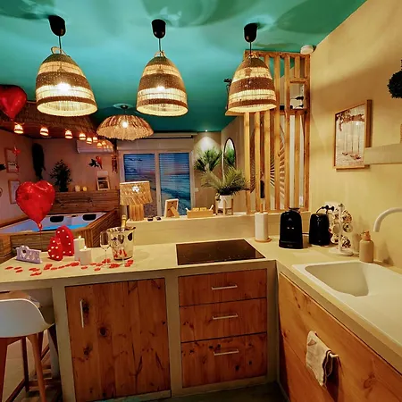 Les Spas De La Mer, Appart&spa Aloha, 100m De La Plage, Plein Coeur Du Grau Apartment